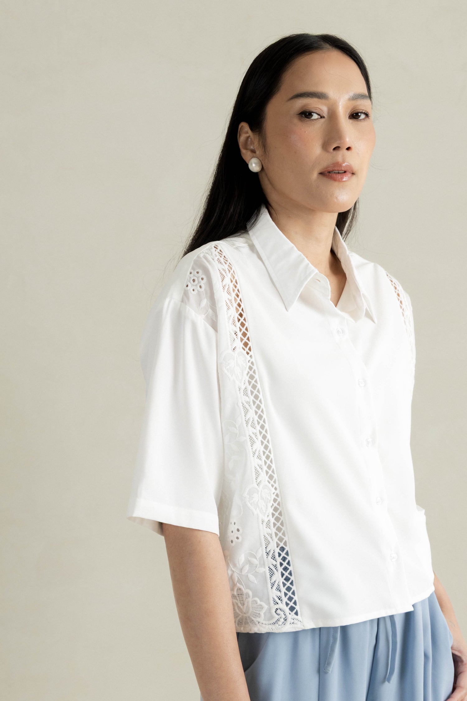 Geia Crop Shirt