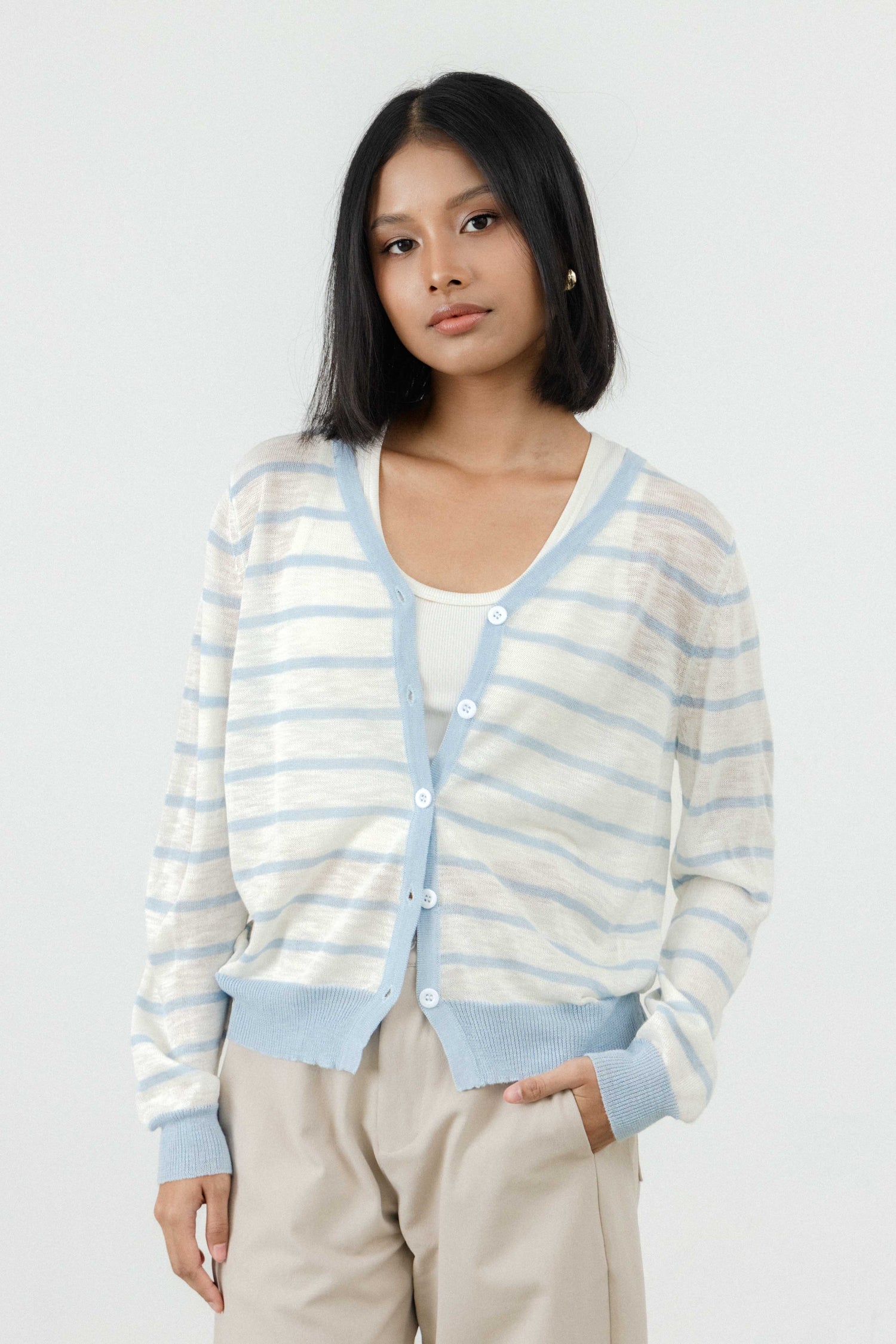 Zylpha Stripe Cardigan