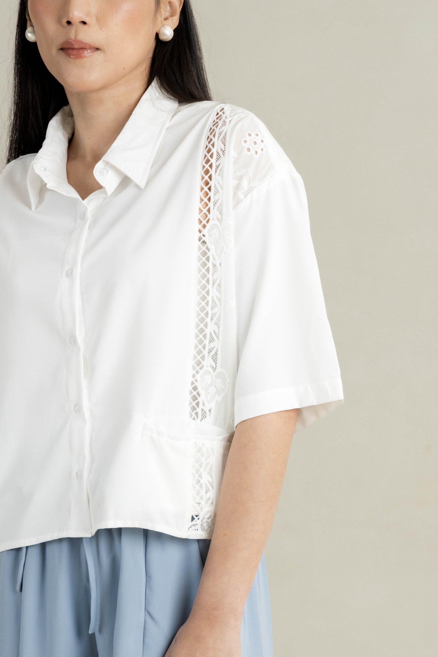 Geia Crop Shirt