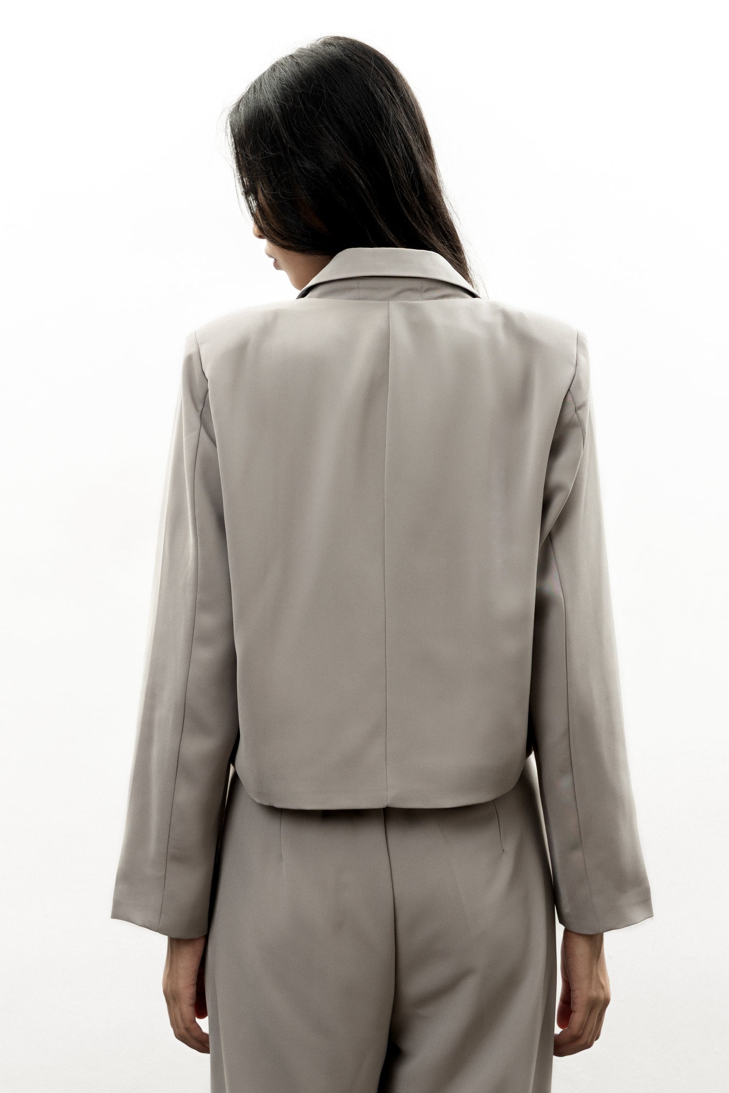 Olive Crop Blazer