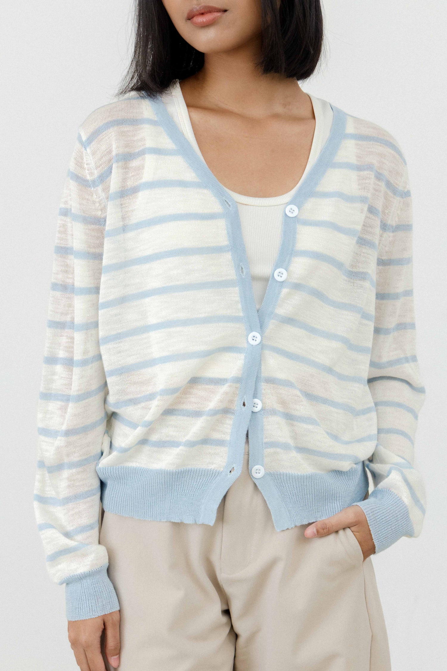 Zylpha Stripe Cardigan