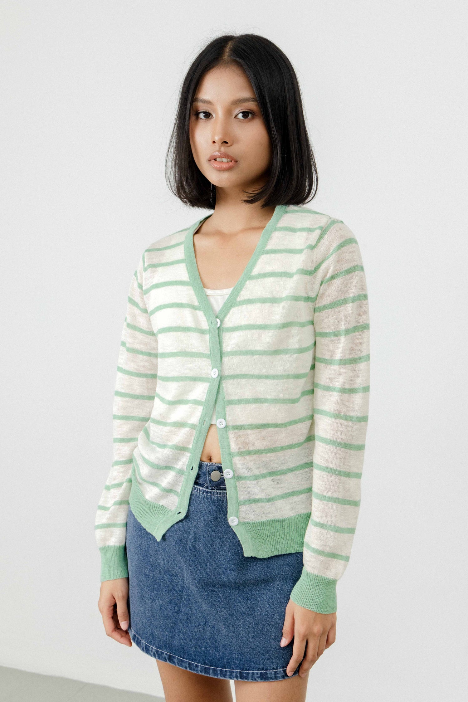 Zylpha Stripe Cardigan