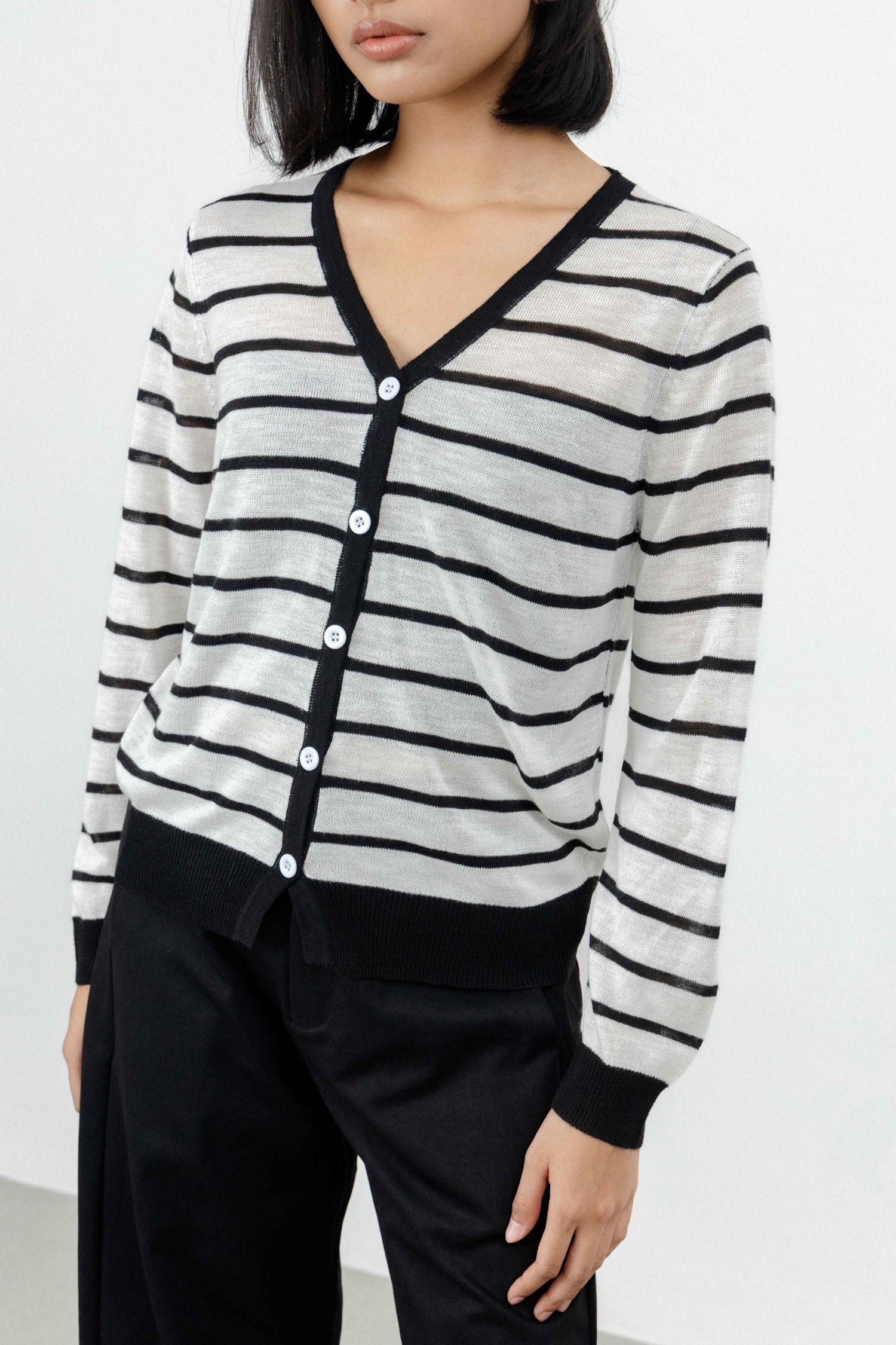 Zylpha Stripe Cardigan