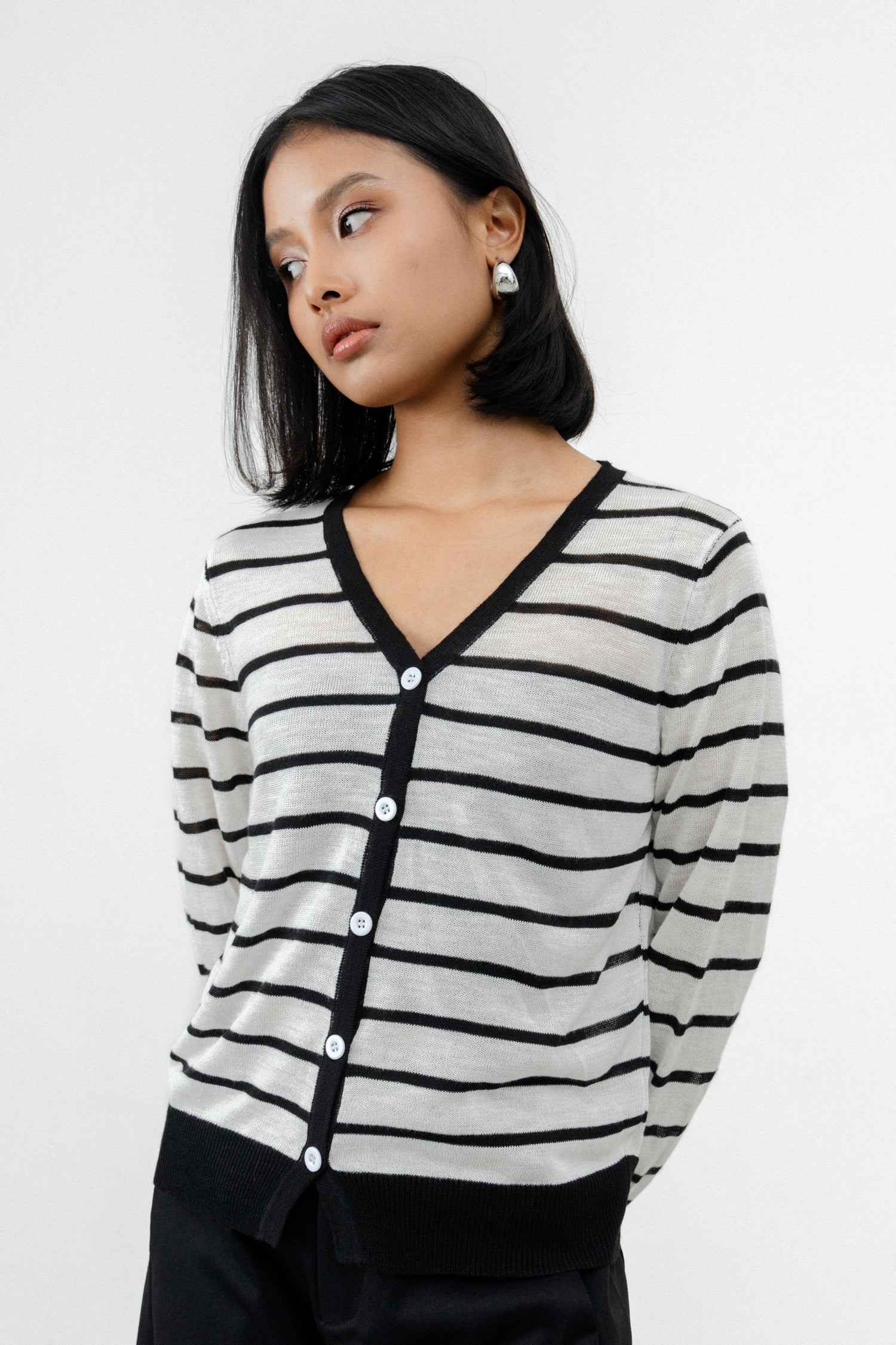 Zylpha Stripe Cardigan